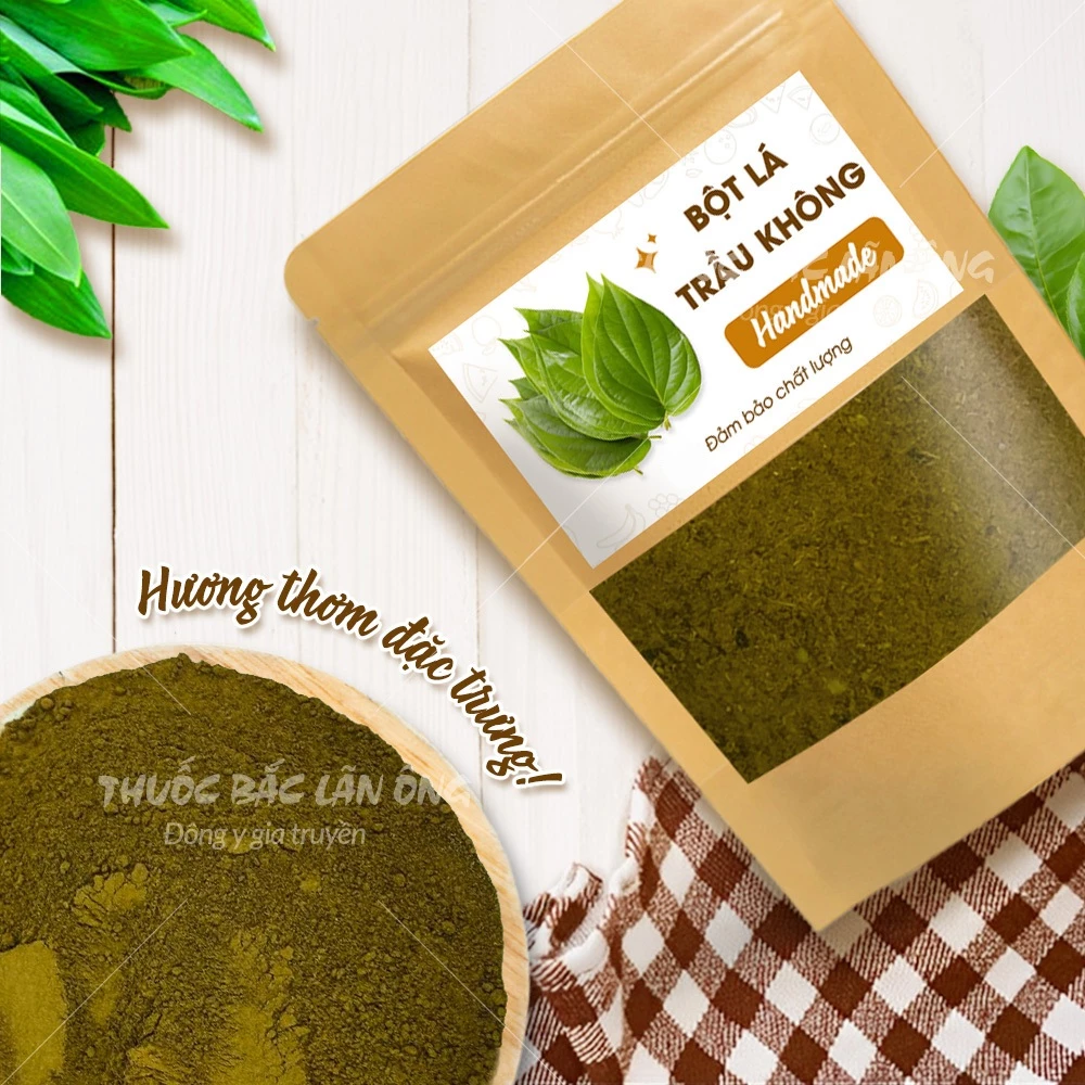 Lãn Ông 純粋キンマ葉パウダー 300g - 蒸気浴、消臭、肌トラブルケアに