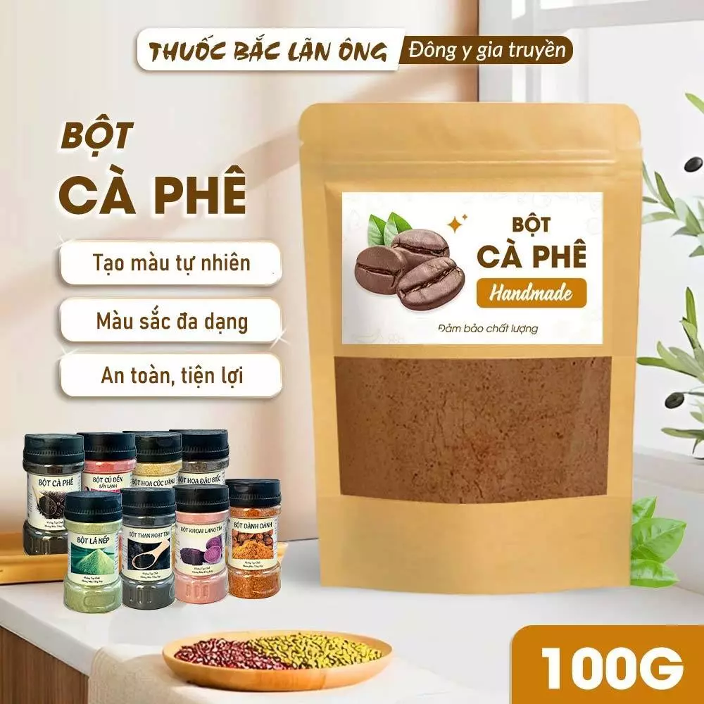 ラーンオン漢方店 純粋コーヒーパウダー100g (角質ケア・美白・引き締め)