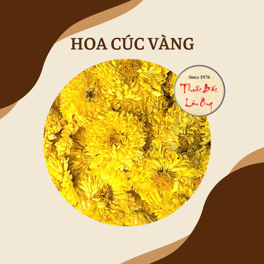 ランオン産 黄金菊茶葉 100g – 全蕾乾燥菊ティー、デコレーション用にも