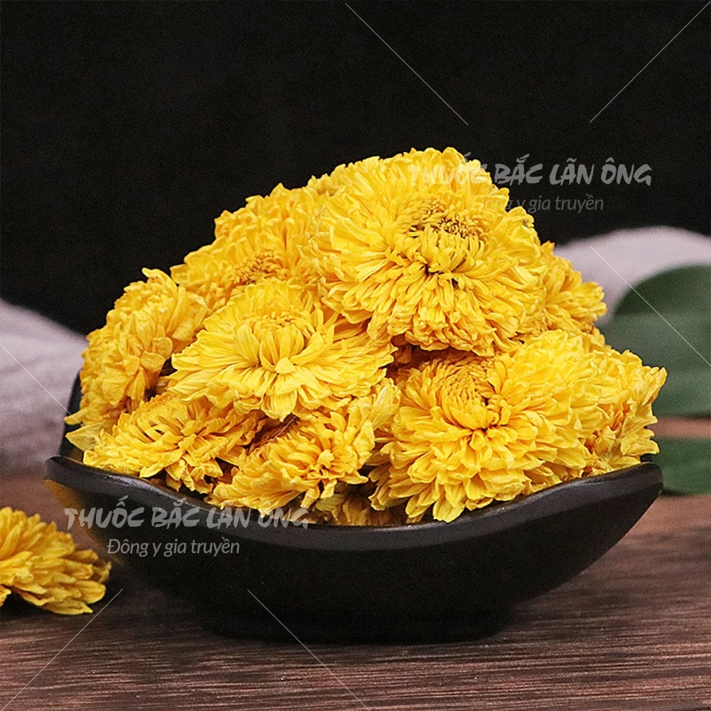 ランオン産 黄金菊茶葉 100g – 全蕾乾燥菊ティー、デコレーション用にも