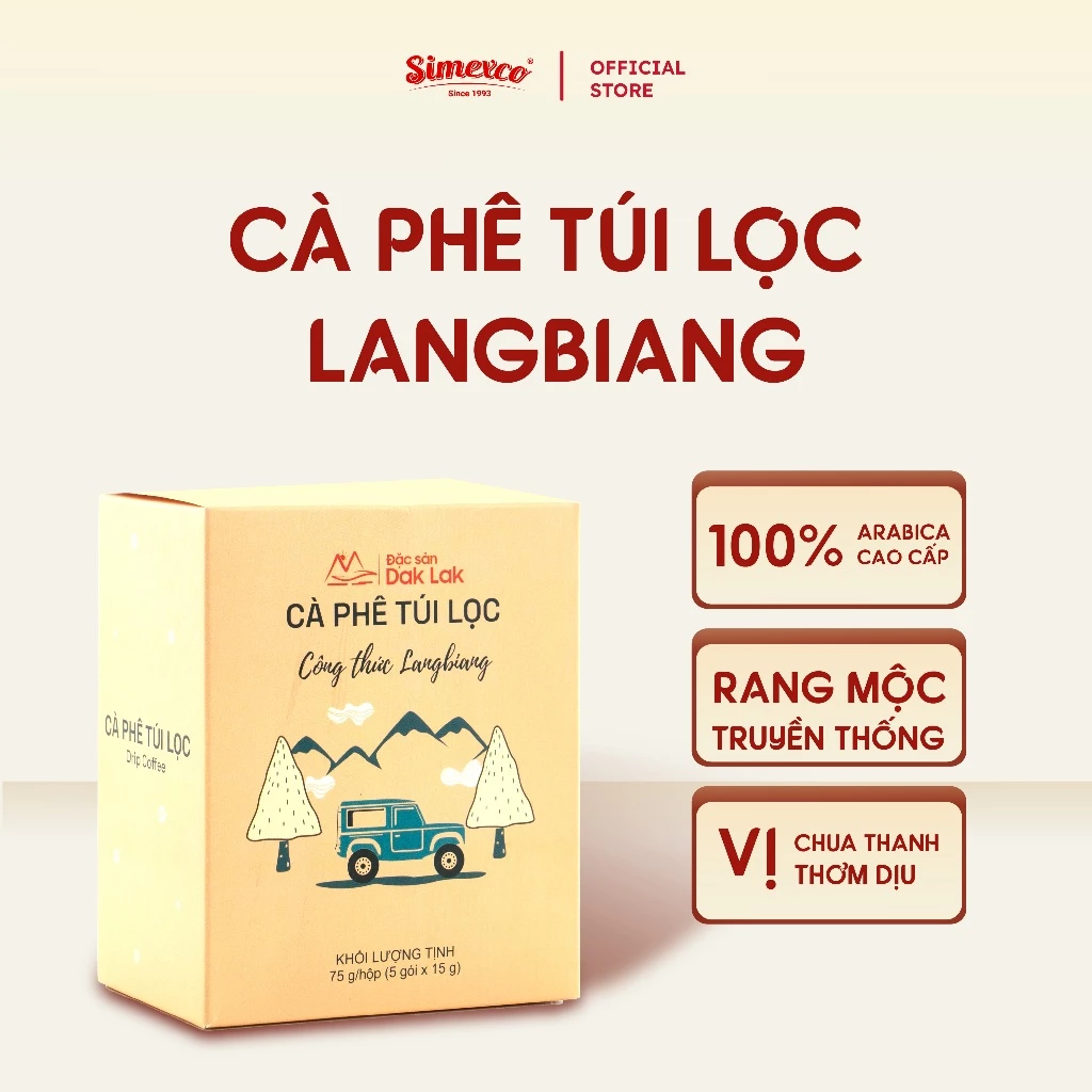 Simexco Daklak ランビアン 100%アラビカ ドリップバッグコーヒー