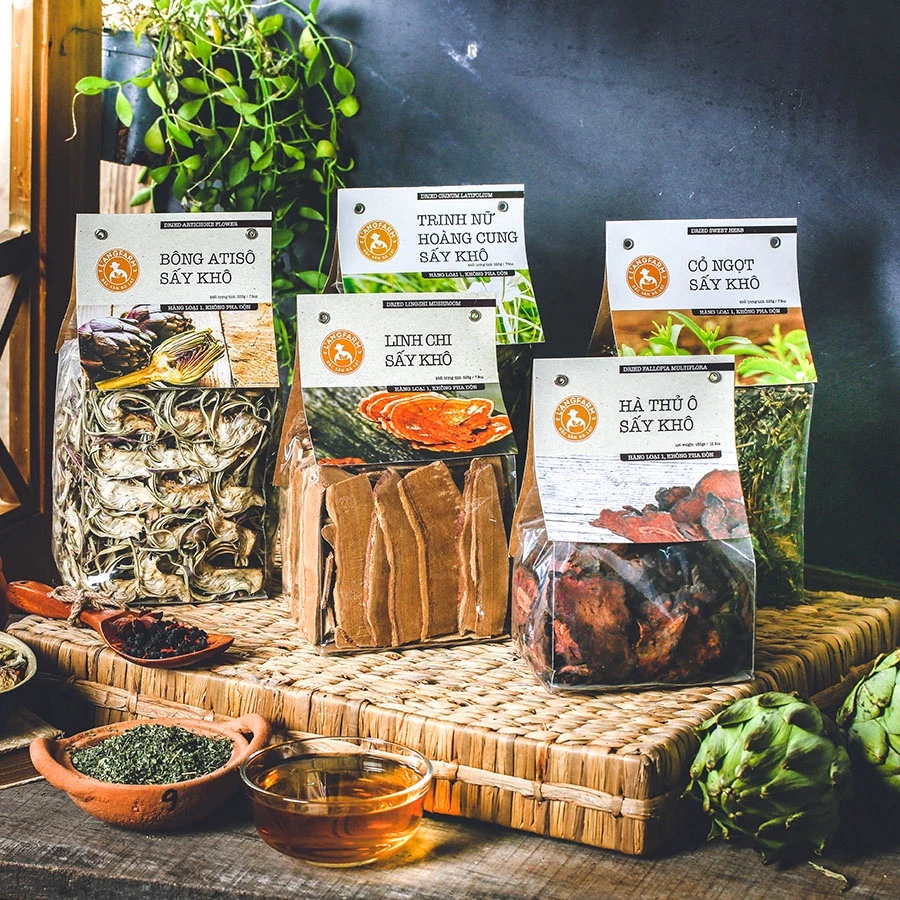 Langfarm ダラット特産 最高級 赤霊芝 - 天然ハーブで健康をサポート