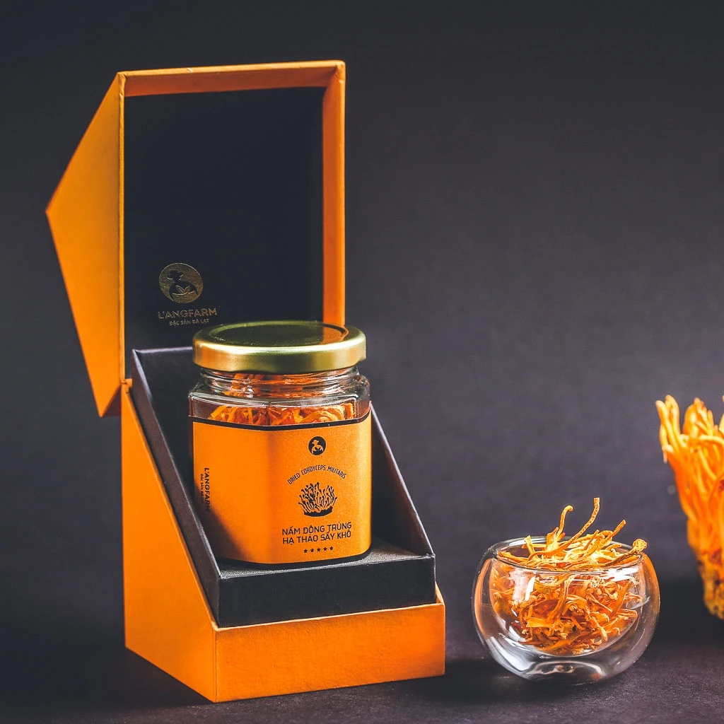 Langfarm ダラット産 乾燥冬虫夏草 - 健康をサポートする天然ハーブ