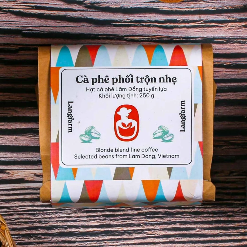 Langfarm ベトナム【リムドン高原産】スペシャルティ純粋焙煎コーヒー粉 IMF熱風焙煎 アラビカ＆ロブスタブレンド