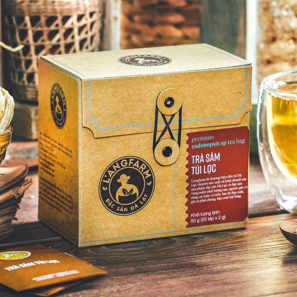 Langfarm x Thái Bảo 共同開発！ダラット産 紅参フィルターティー - 心と体に優しい健康ハーブティー