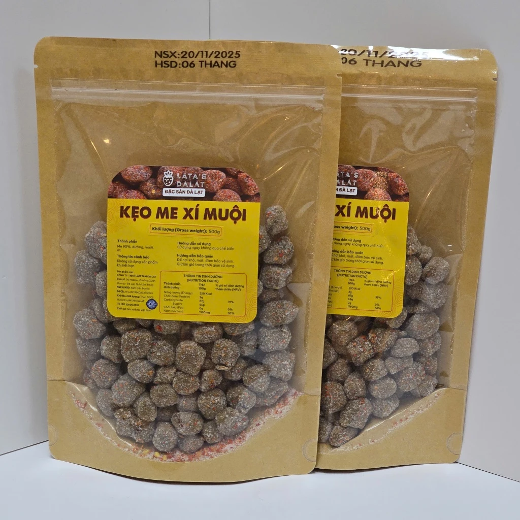 ダラット名物 LaTas特製 ピリ辛タマリンドグミ 500g