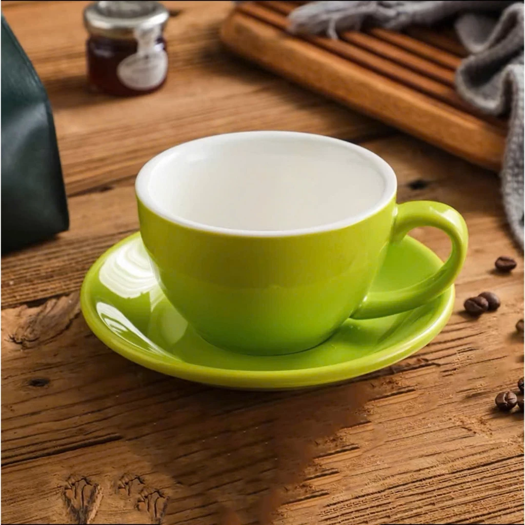 ラテ・コーヒーカップ 300ml (グリーン) – Bartender