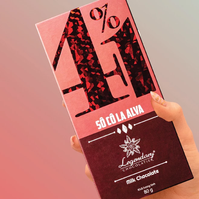 レジェンダリー アルヴァ 41%ミルクチョコレート 80g 糖尿病・ヴィーガン対応 シュガーフリー