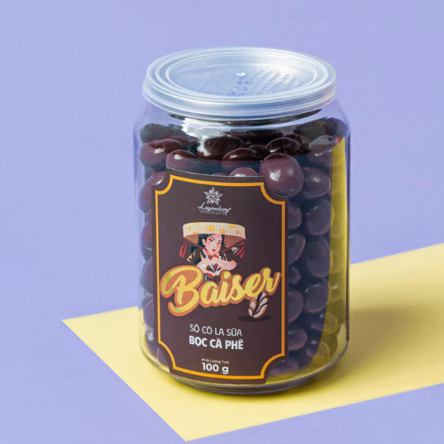 Legendary Chocolatier (レジェンダリーショコラティエ) ベゼ・コーヒー豆チョコレート 100g – 低糖質ヘルシーバージョン