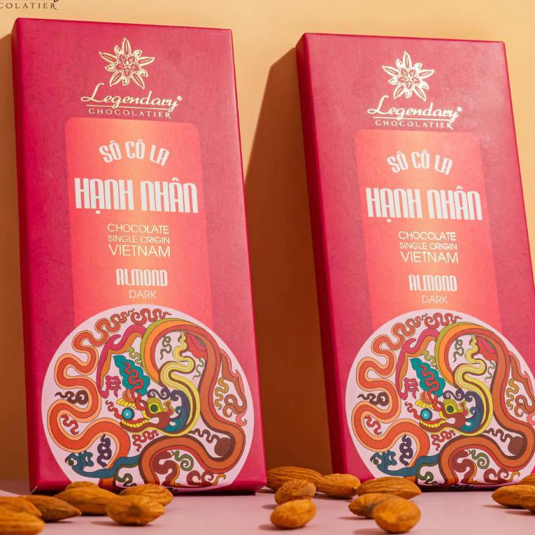 伝説のスナック アーモンドチョコレートバー 80g - Legendary Chocolatier