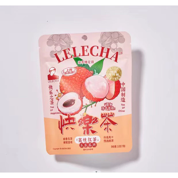 Lelecha ライチ紅茶ティーバッグ - ホットでもアイスでも絶品！手軽で美味しい