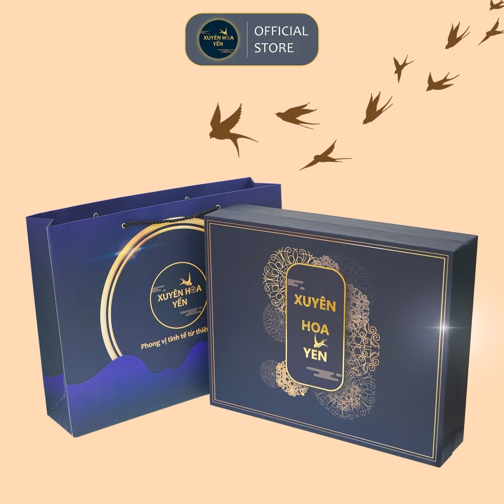 【限定ギフト】Xuyên Hoa Yến 最高級1等級 精製ツバメの巣 100g Khánh Hòa産 特別セット