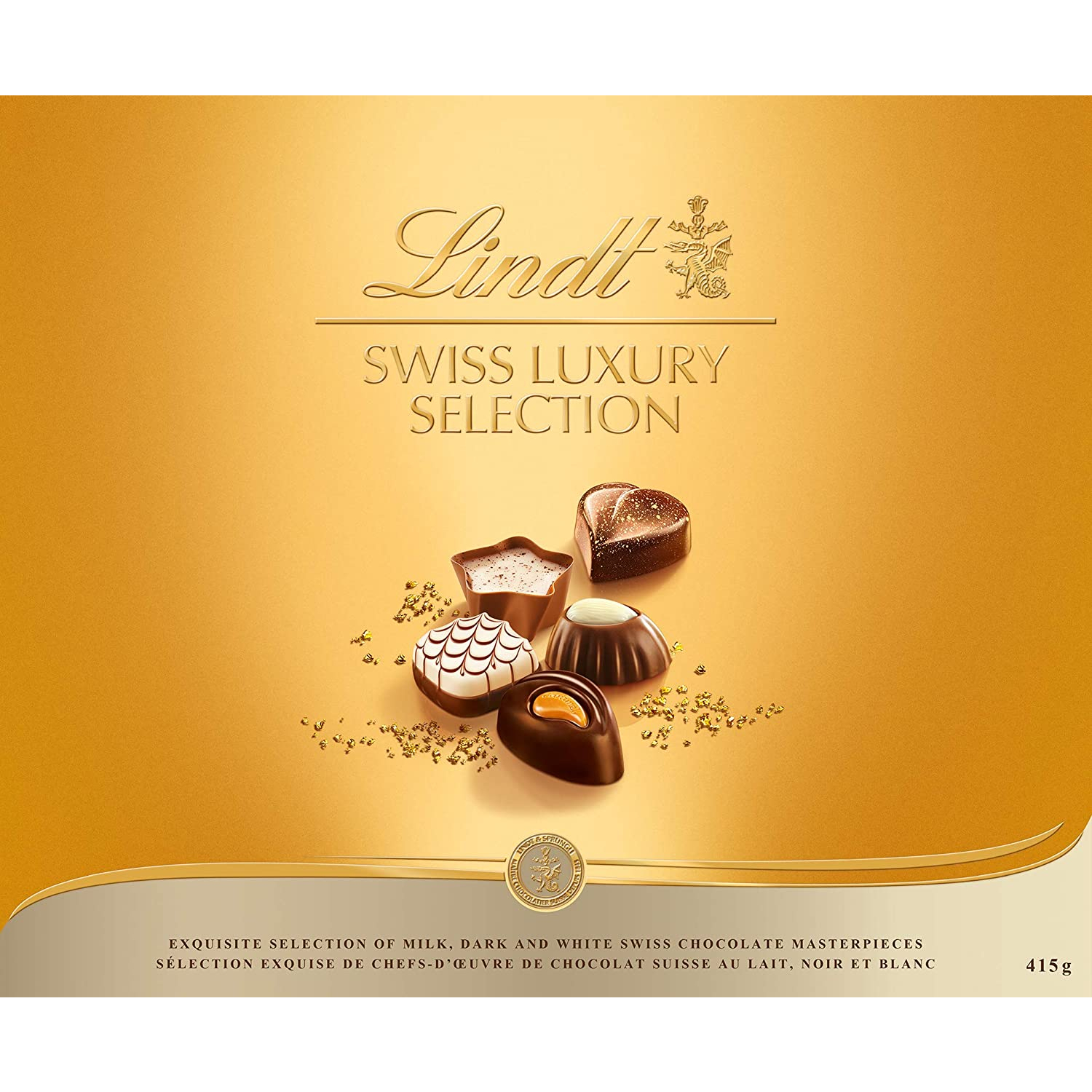 高級チョコレート ギフトボックス 40個 LINDT Swiss Luxury