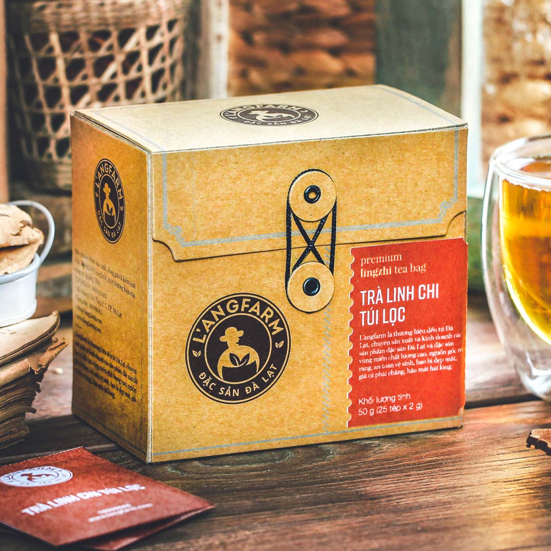 霊芝茶 25袋 ティーバッグ Lang Farm