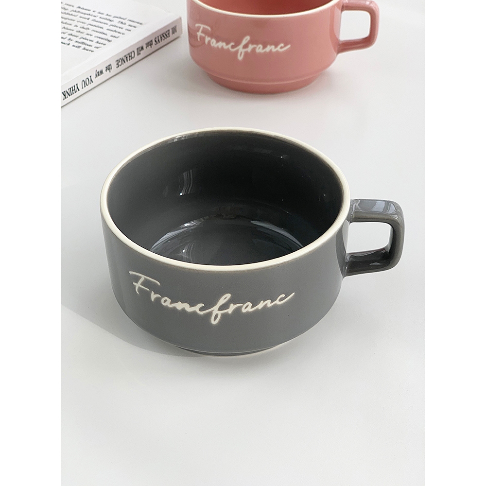 Little Chick Art Mug グレー 広口多機能カップ 400ML Little Chick
