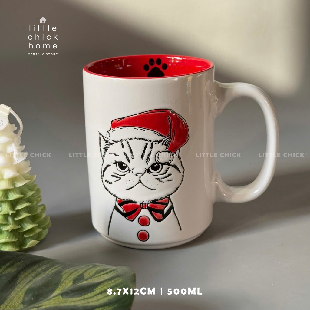 Little Chick Noelシリーズ クリスマスマグカップ 丸型デザイン 350ml Little Chick