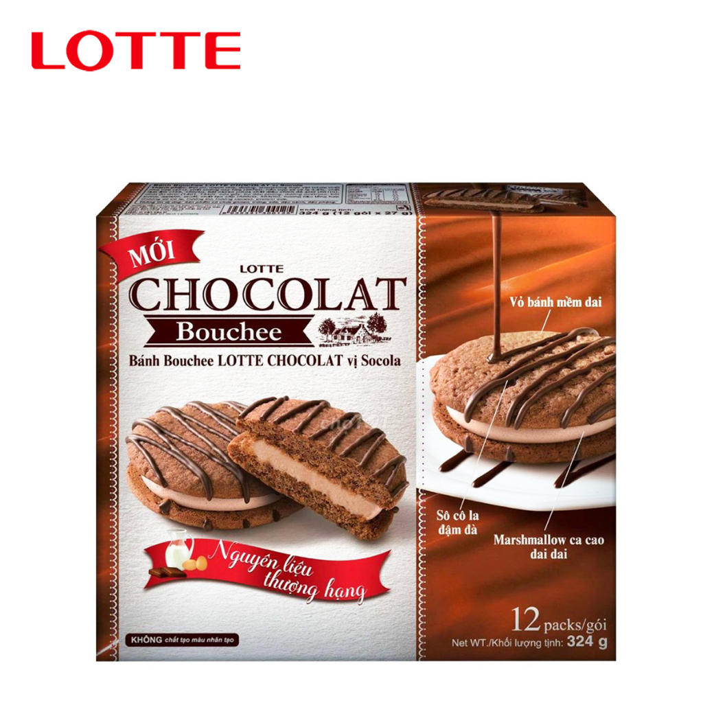 CHOCOLAT チョコブーシェケーキ 324g LOTTE