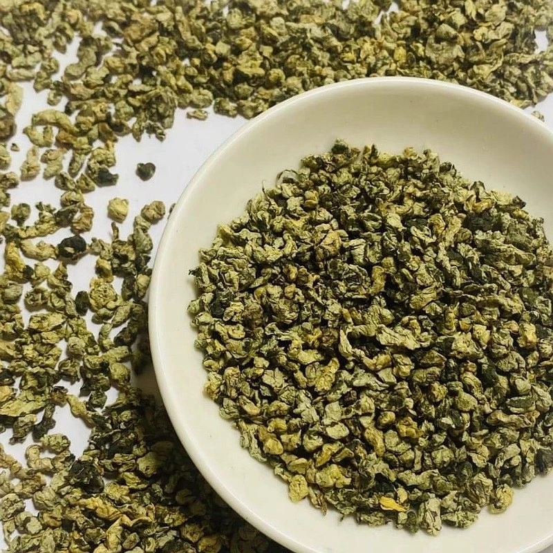 蓮の葉フリーズドライ茶（丸め粒状）- 500gボトル