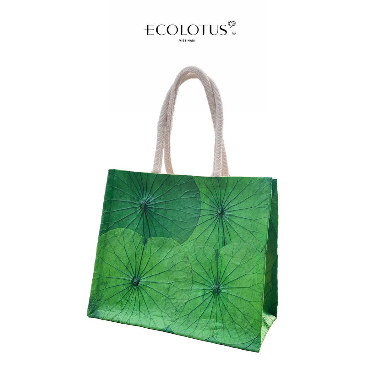 ベトナムバッグ 蓮の葉 Ecolotus