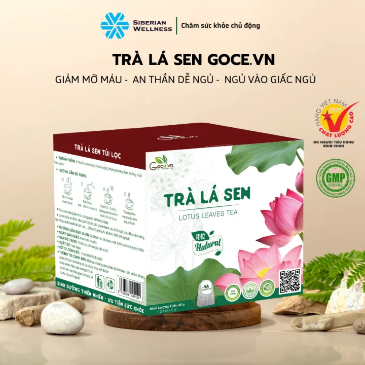 ハス茶 蓮葉茶 40g(20袋 × 2g) ティーバッグ Goce