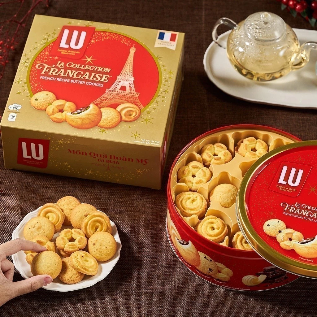 【ギフトバッグ付】LU フランス伝統製法 バタークッキーアソート 720g ギフトボックス