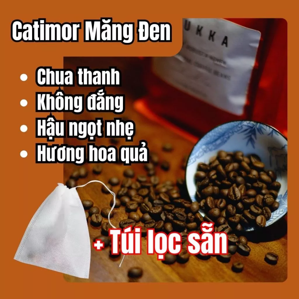 ルッカコーヒー マンドクエン産アラビカ・カティモール コールドブリュー（水出し）コーヒー フィルターバッグ 250g - 軽やかな酸味とフルーティーな香り