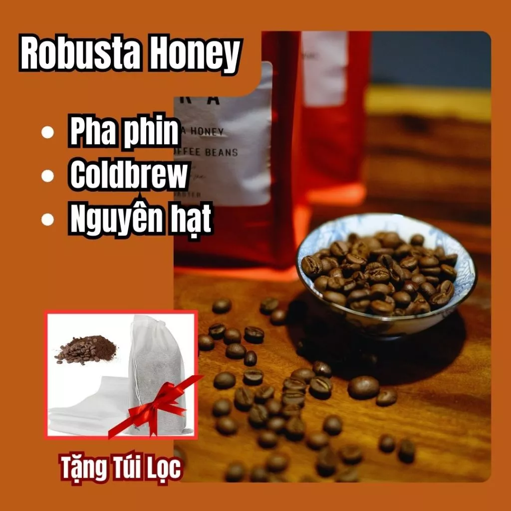 ルッカコーヒー ロブスタ ハニープロセスコーヒー豆 250g - 芳醇な香りと卓越した天然の甘み