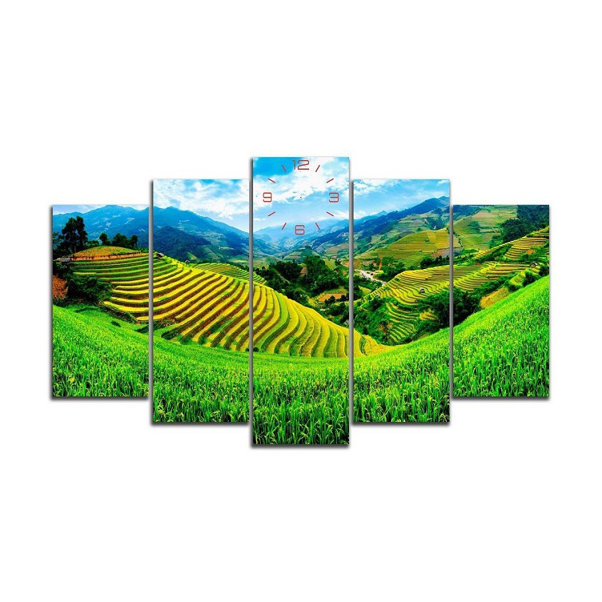 壁画 風景画 時計 TT056 Tuong Xinh