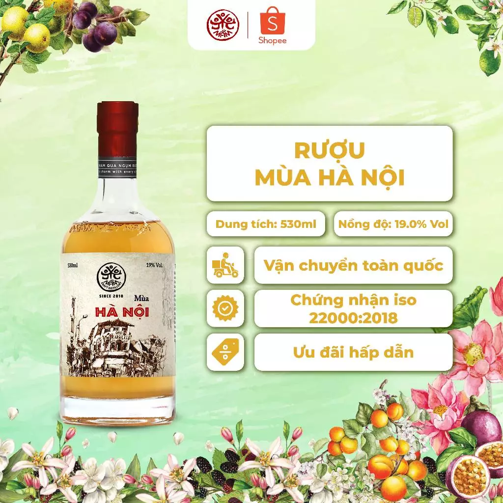 マム蒸留所 ハノイの秋の果実酒 100ml – 天然発酵フルーツワイン