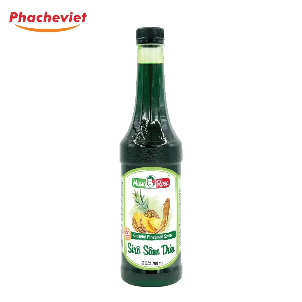 ママローザ パンダン＆高麗人参風味シロップ 700ml (ゴールデンファーム)