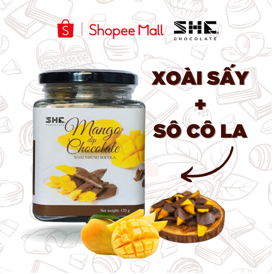 マンゴーのチョコレートディップ 120g SHE Chocolate