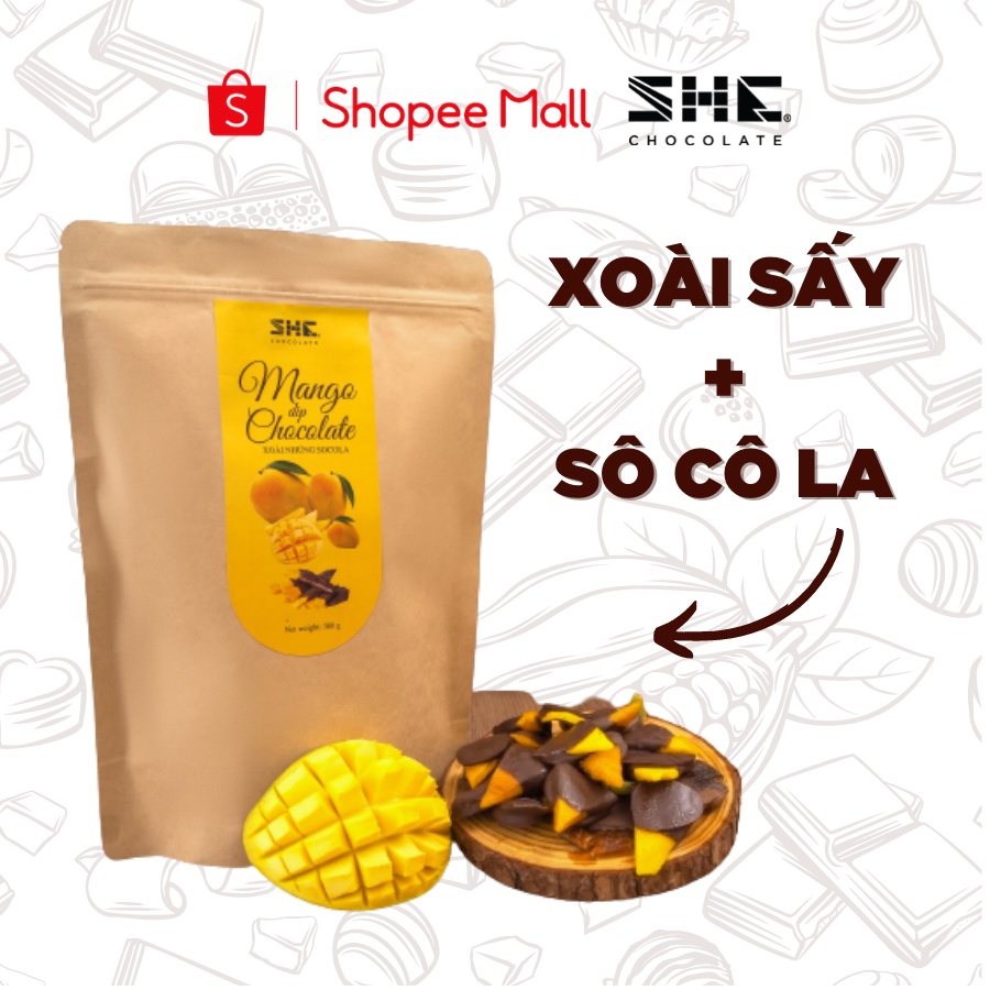 マンゴーのチョコレートディップ 500g SHE Chocolate
