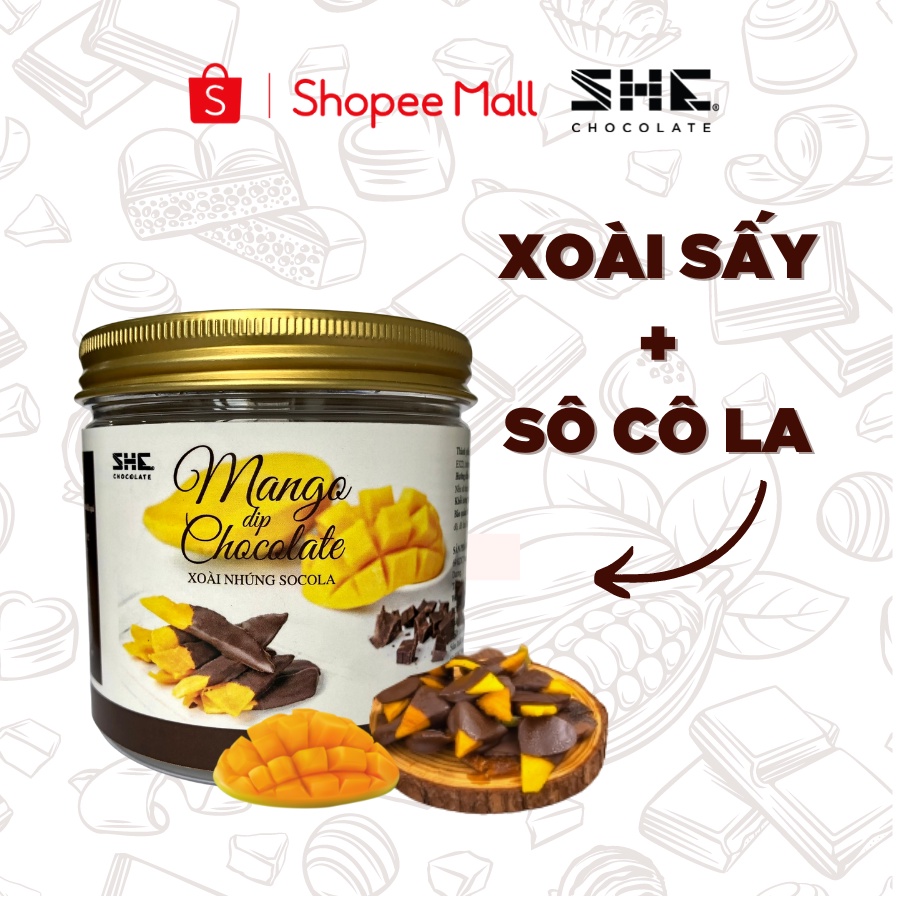 マンゴーのチョコレートディップ 120g SHE Chocolate