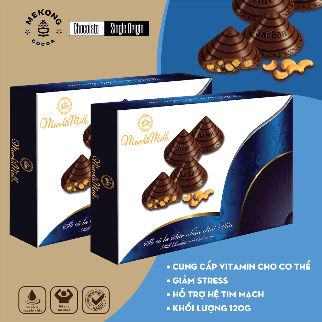 カシューミルクチョコレート カシューナッツ10% ダイエット向け 120g MARK&MILK