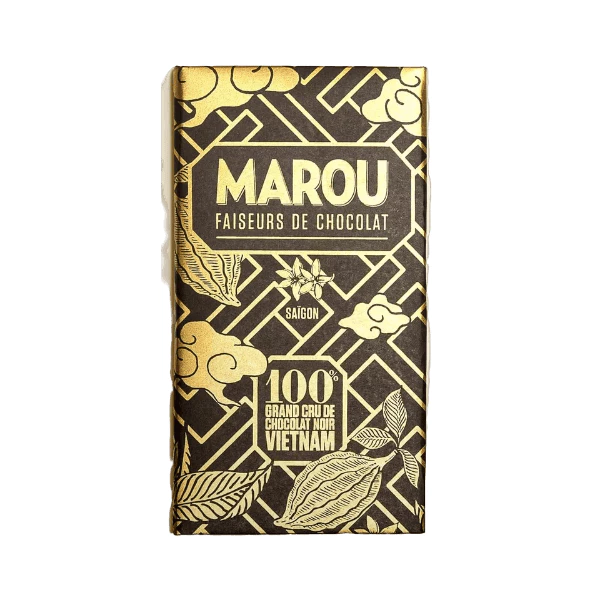 マルー 100%カカオ 80g チョコレート – 純粋なベトナム産カカオの恵み