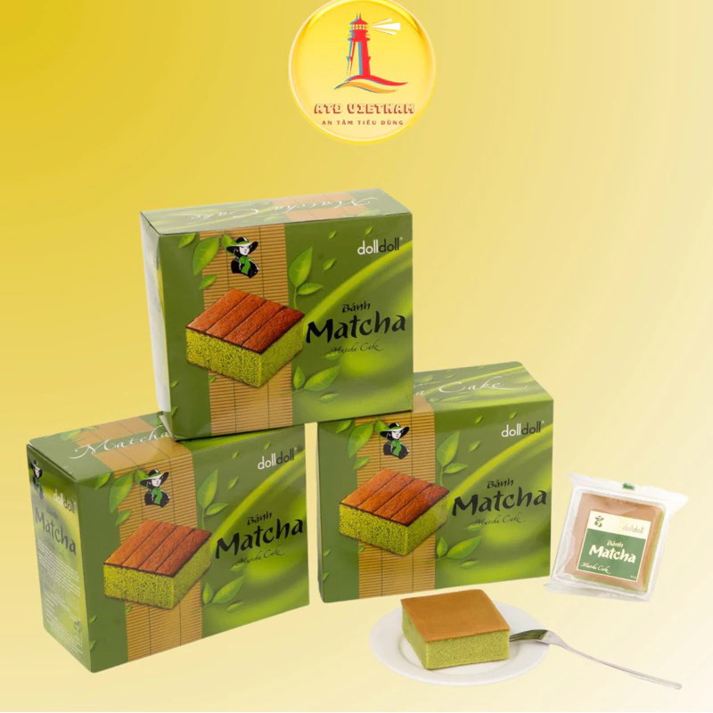 抹茶ミックスエッグスポンジケーキ - ふわふわ、しっとり、香り高い！10個入り (550g)