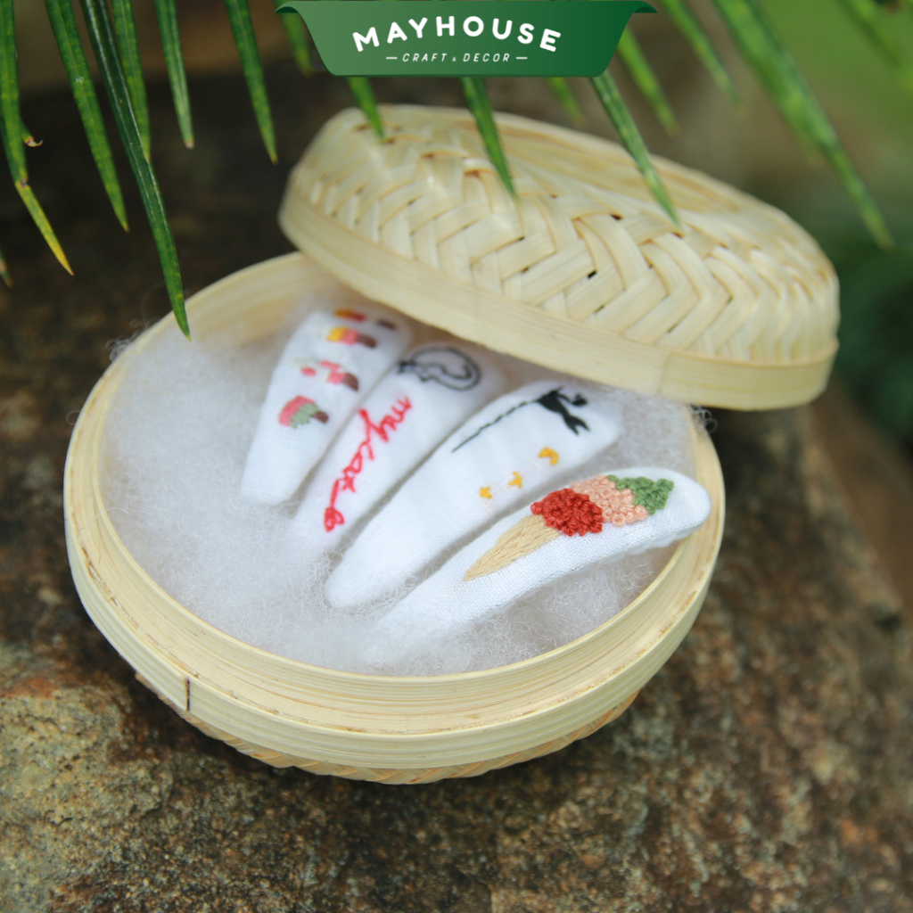 藤と竹のギフトボックス 丸型 MAYHOUSE CRAFT&DECOR