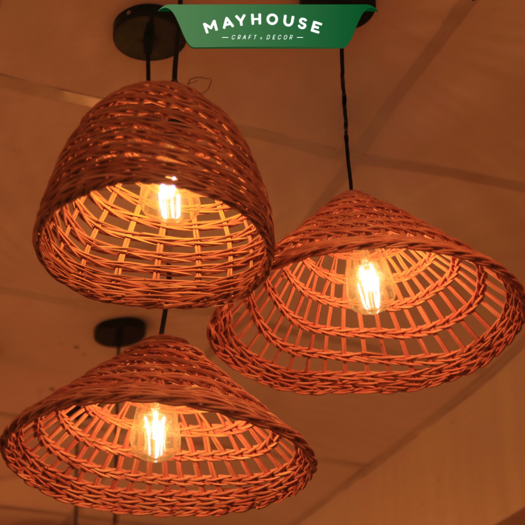 竹&籐製のペンダントライト 天井 MAYHOUSE CRAFT&DECOR