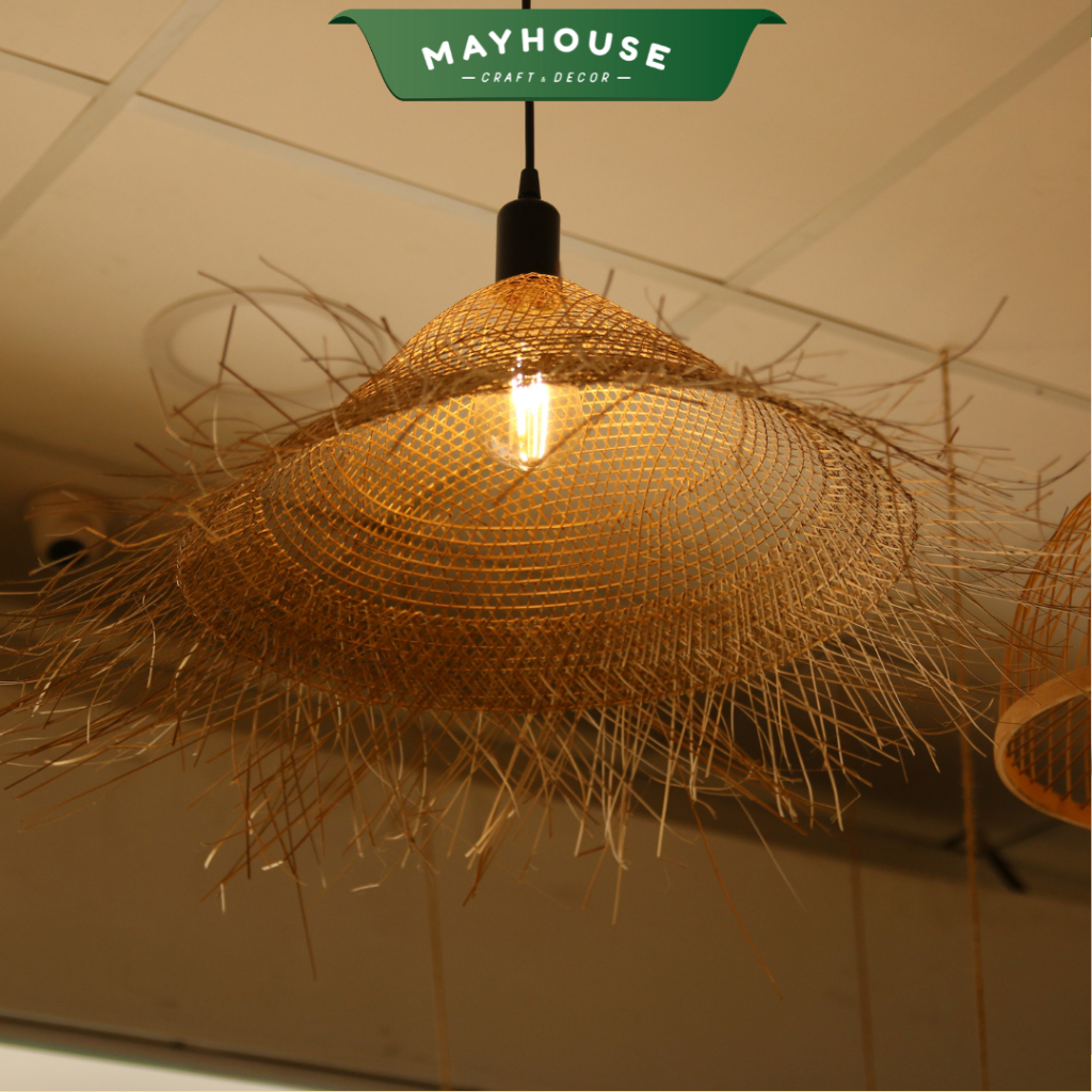 竹&籐製のペンダントライト 天井 MAYHOUSE CRAFT&DECOR