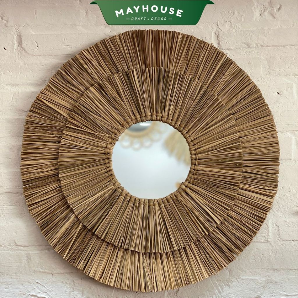 藤製ミラー 鏡 壁装飾 MAYHOUSE CRAFT&DECORの通販・個人輸入代行販売
