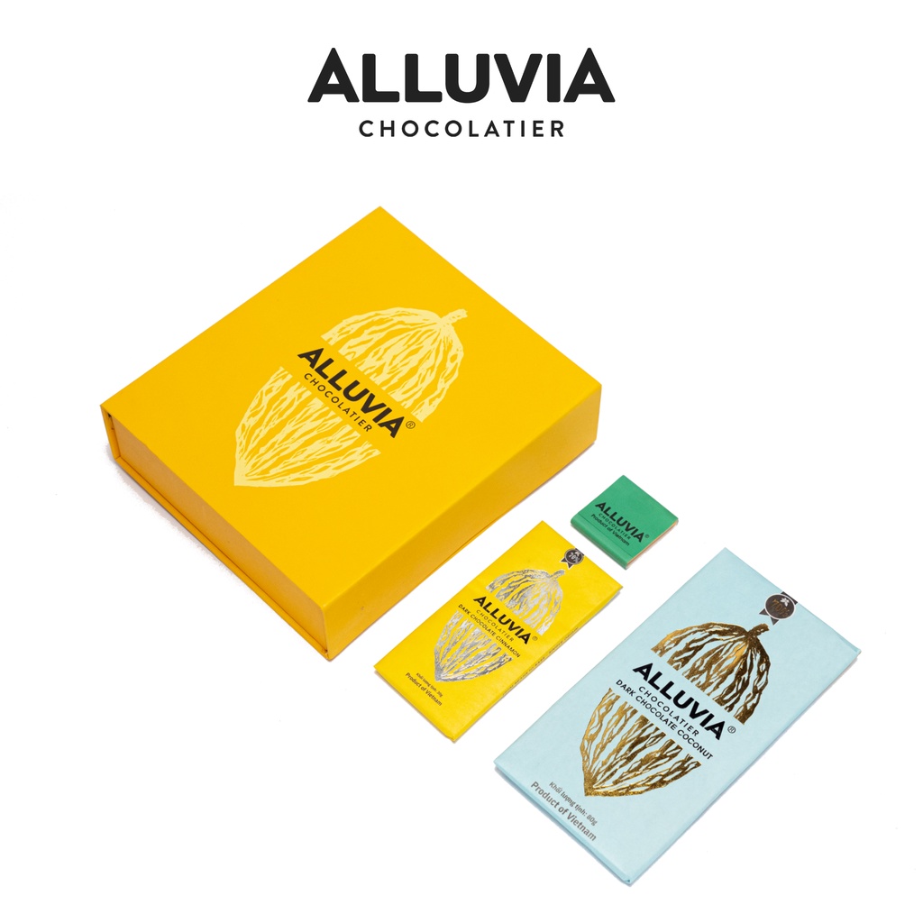 メコン ミステリー アルビア チョコレート ギフトボックス Alluvia Chocolate