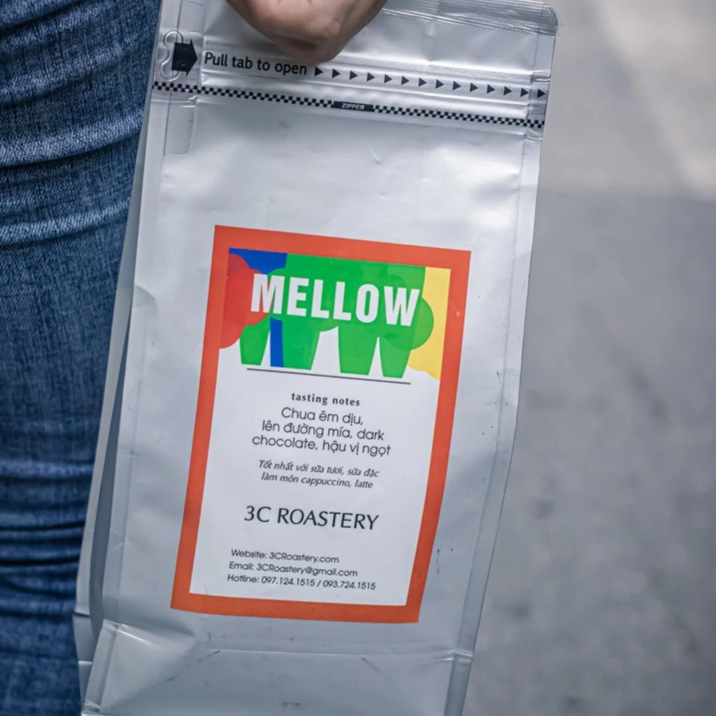 「MELLOW」アラビカコーヒー粉 酸味レス（無酸味）200g | フィン式向け微細挽き、甘いサトウキビの香り