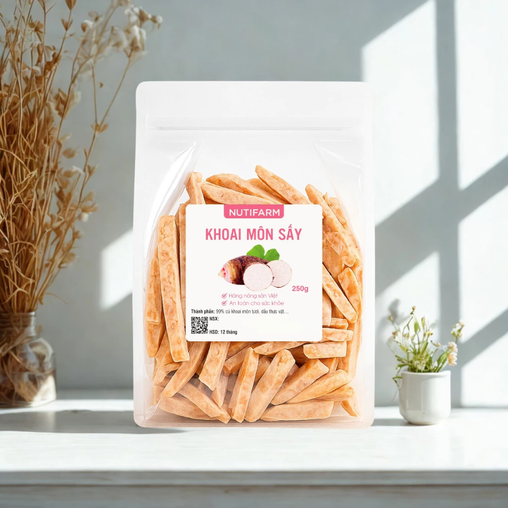 MIDIFARM ダラット特産 サクサクタロイモチップス 250g