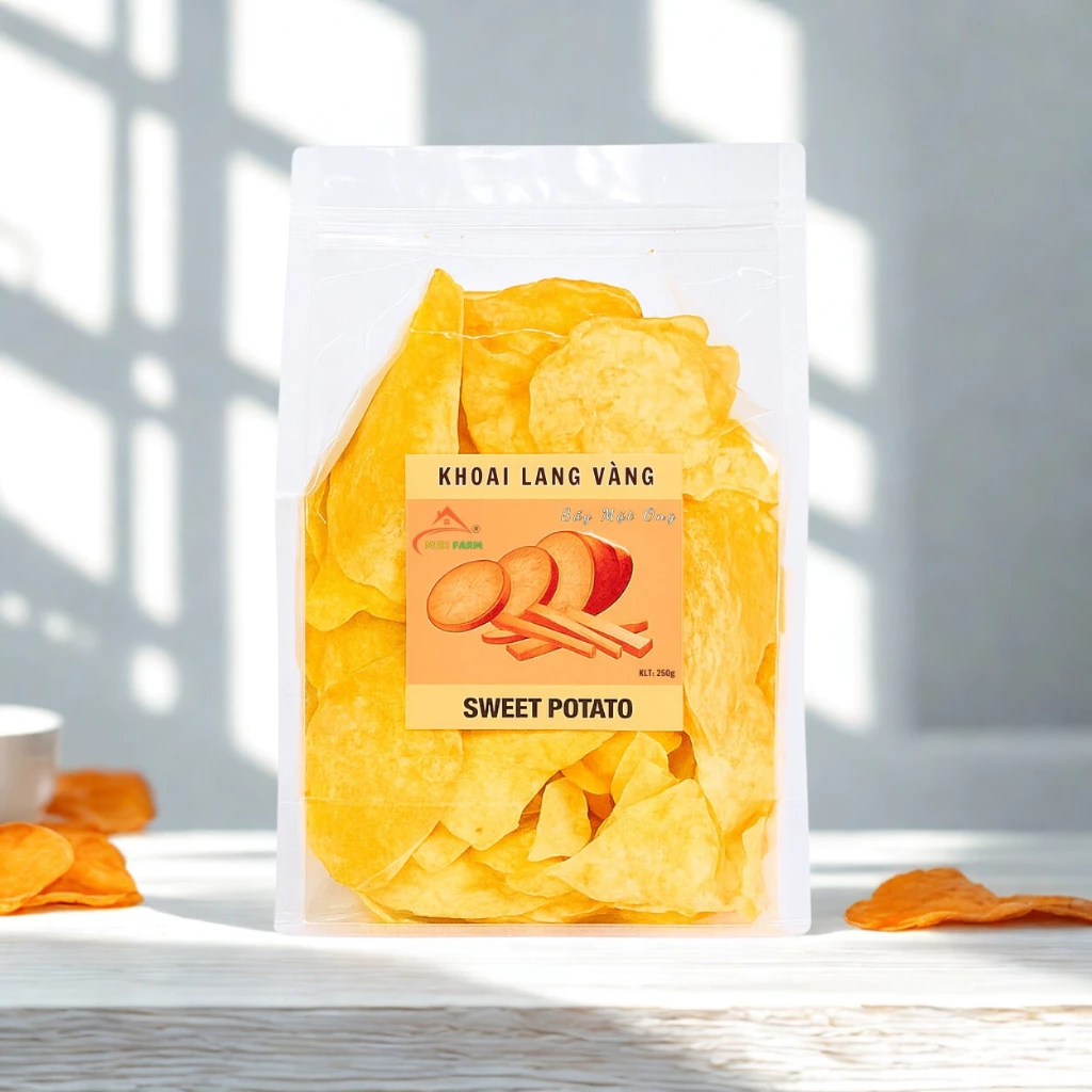 MIDIFARM ダラット特産 黄金さつまいもチップス 250g