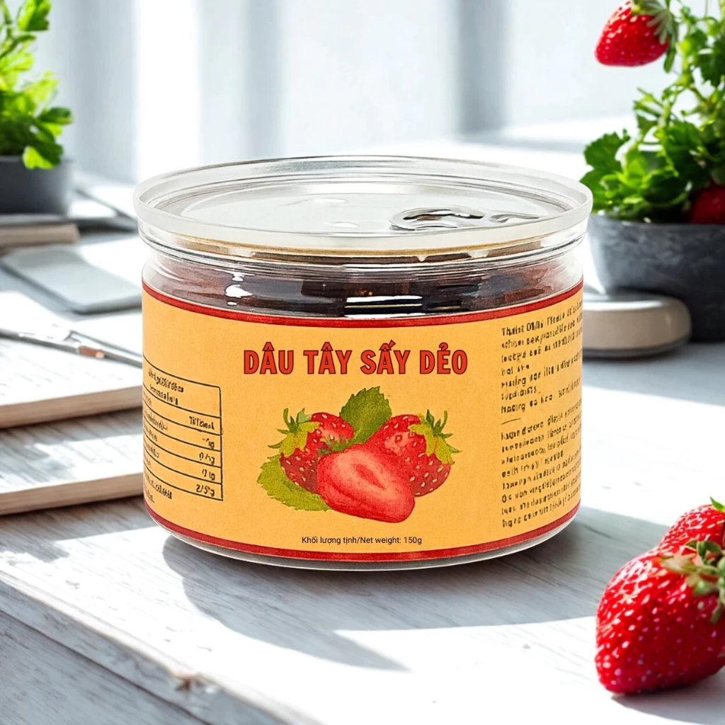 MIDIFARM ダラット特産 ソフトドライいちご 150g | 有機栽培・無添加・しっとり食感