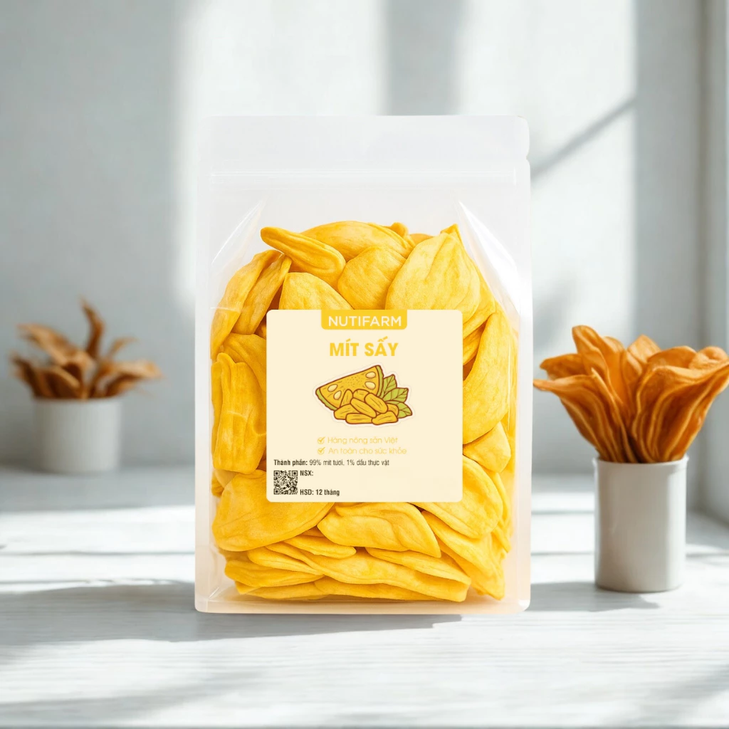 ミディファーム ダラット特産 サクサクドライジャックフルーツ 500g