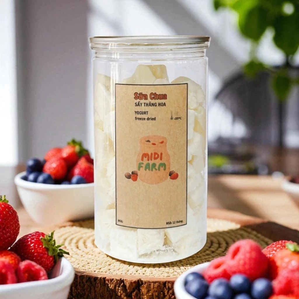 MIDIFARM ベビー用フリーズドライチーズヨーグルト 100g