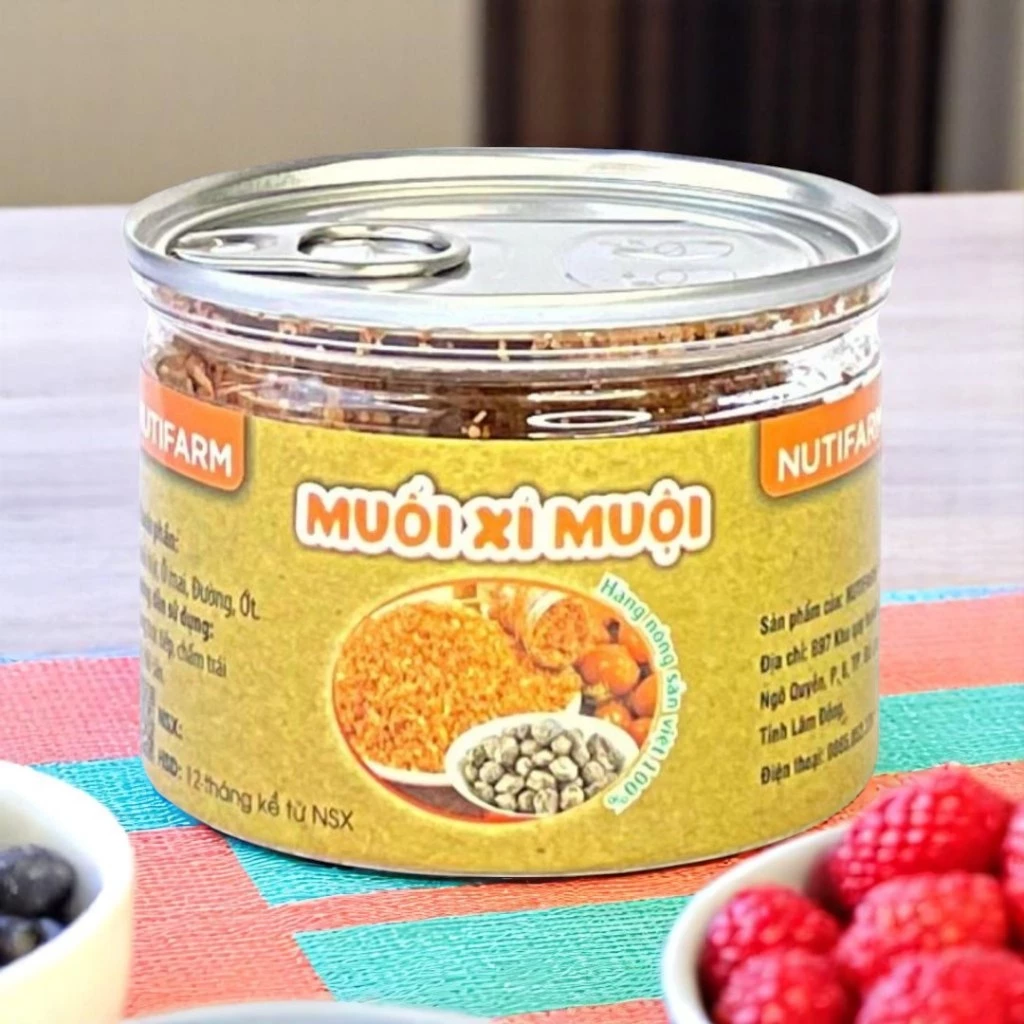 MIDIFARM 梅しお・オーマイ塩 (甘酸っぱ辛い万能調味料) 200g - ダラット産おやつ