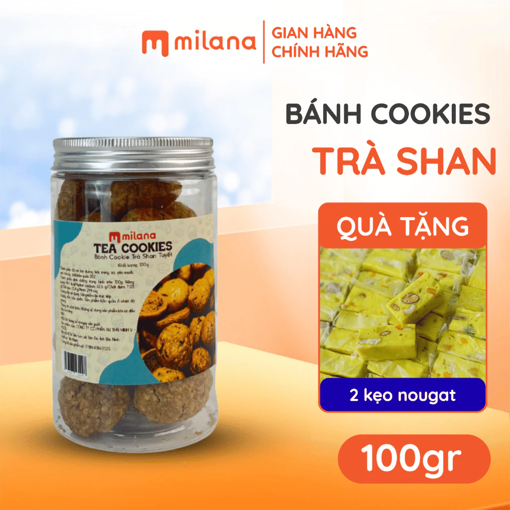 ミラナ シャンツェットティー クッキー 100g – ほのかな甘み、サクサク食感