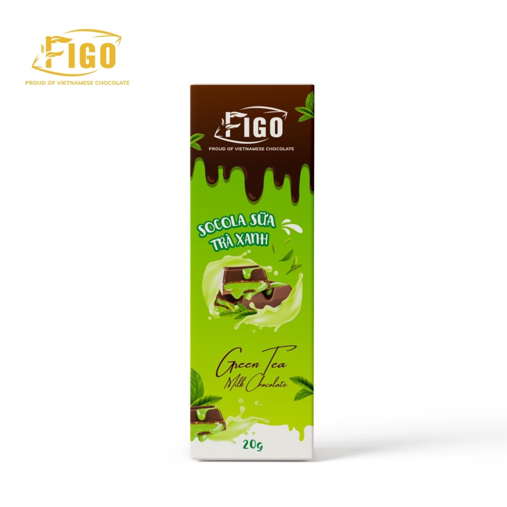 ミルクチョコレート抹茶入り20g FIGO